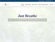 Tablet Screenshot of oxyregen.com